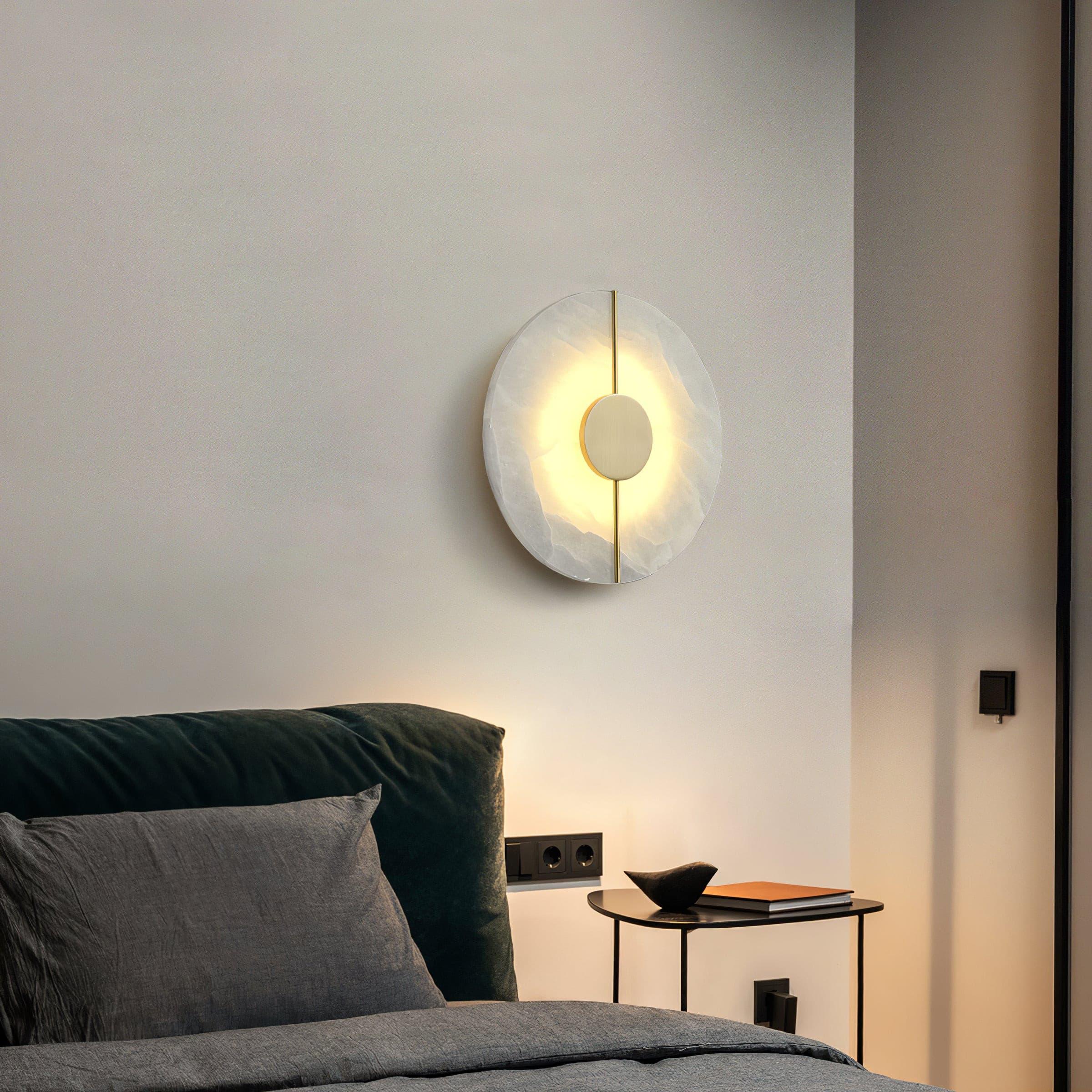 Citheira Applique Murale Minimaliste en Albâtre - Neutralighting