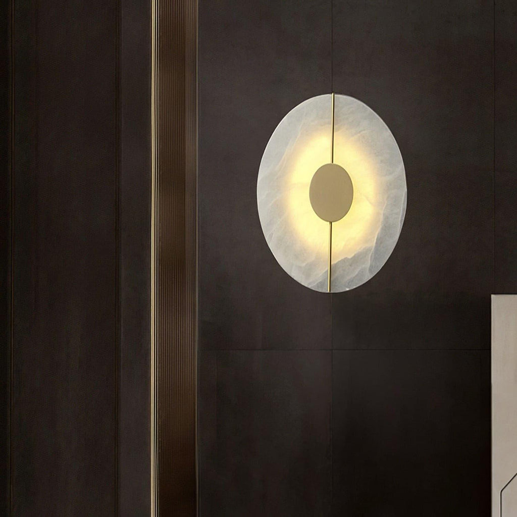 Citheira Applique Murale Minimaliste en Albâtre - Neutralighting