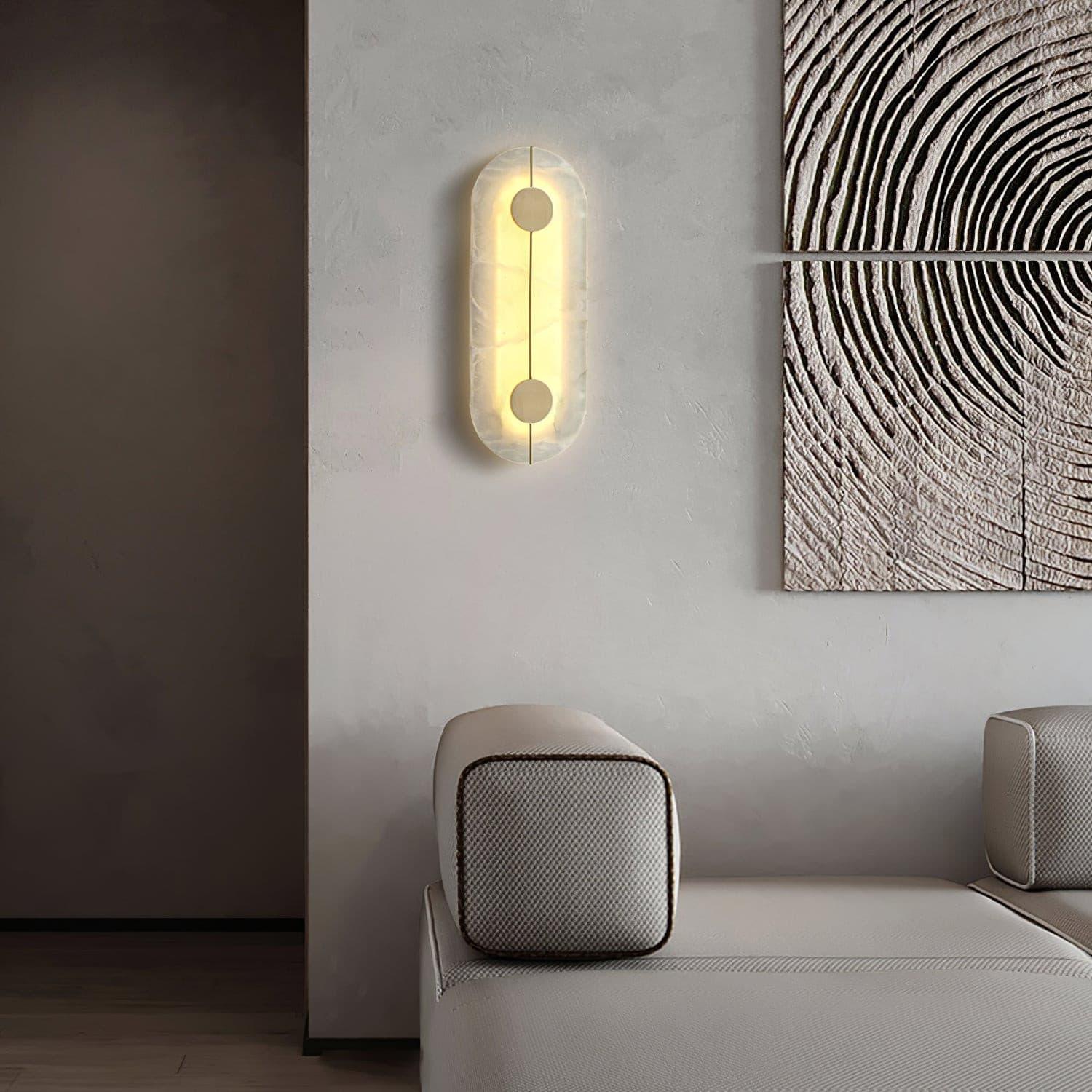 Citheira Applique Murale Minimaliste en Albâtre - Neutralighting