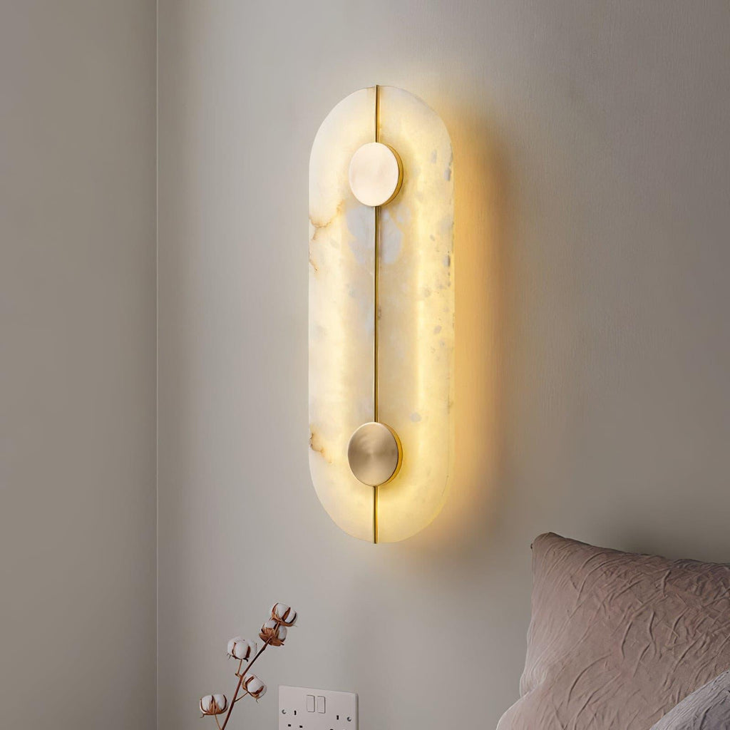 Citheira Applique Murale Minimaliste en Albâtre - Neutralighting