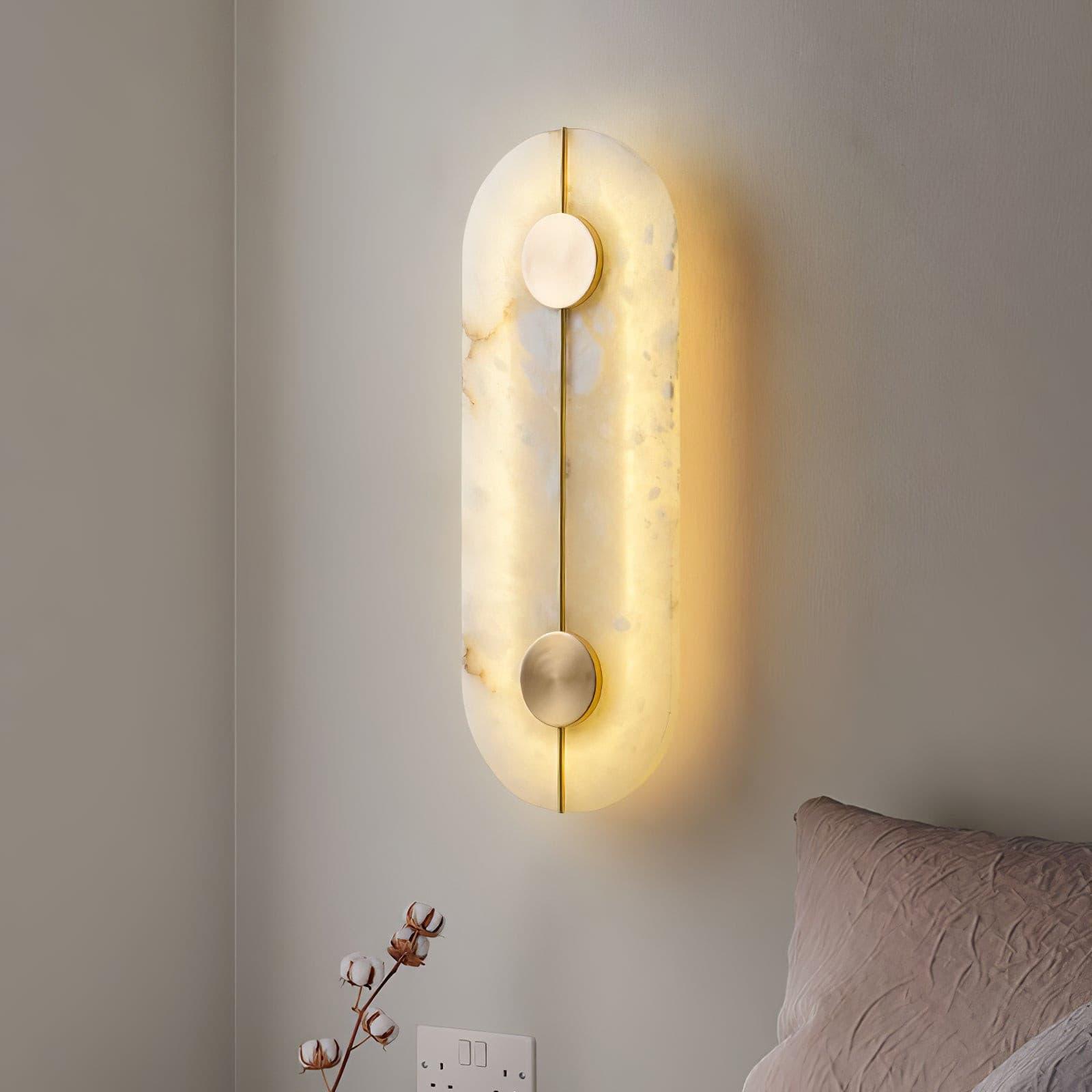 Citheira Applique Murale Minimaliste en Albâtre - Neutralighting