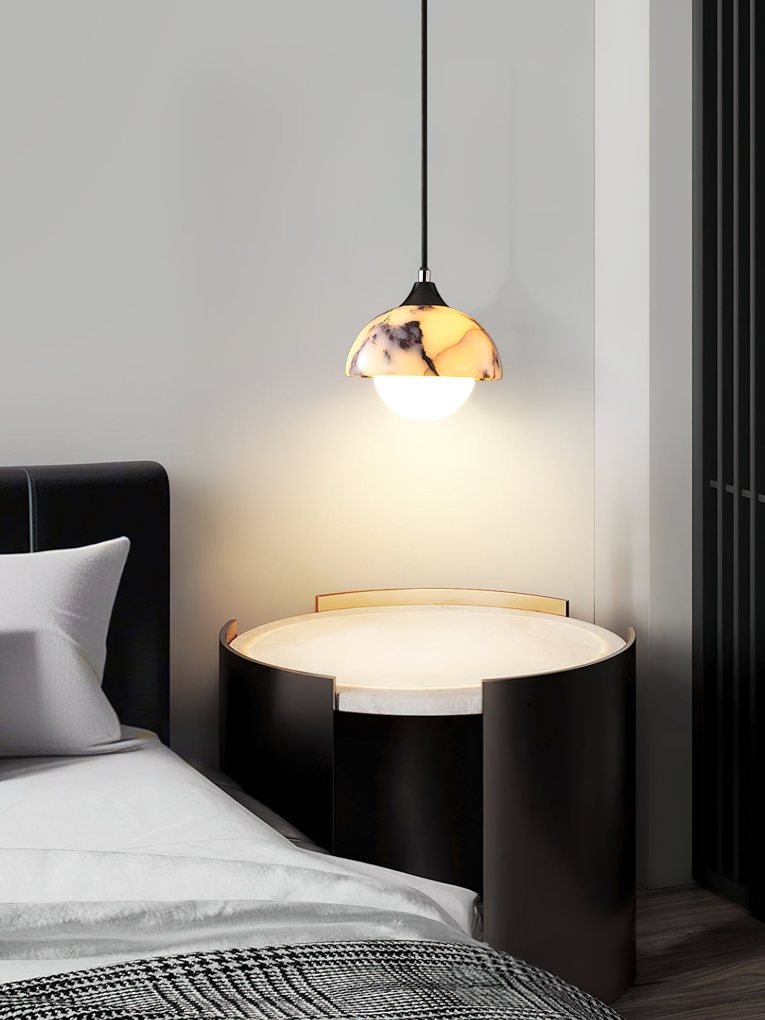 Yrvuvys Moderne Minimaliste Marbre Suspension - Neutralighting