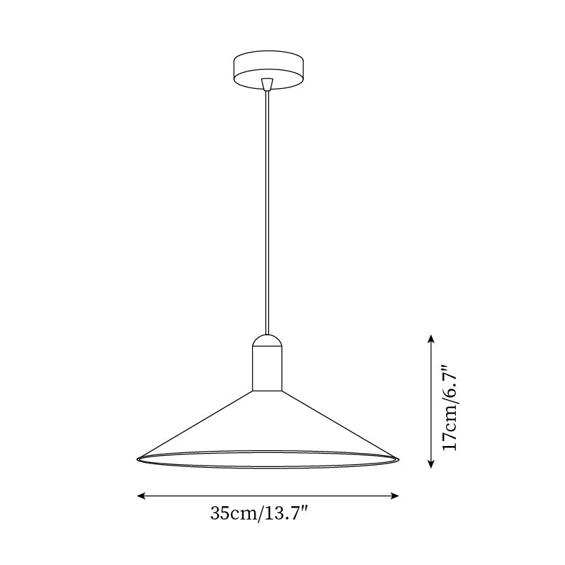 Aether Lampe Pendante LED Acrylique Minimaliste - Neutralighting