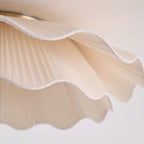 Mylirira Plafonnier en Laiton Tissu Vague Élégance Premium - Neutralighting
