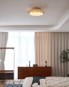Mylirira Plafonnier en Laiton Tissu Vague Élégance Premium - Neutralighting