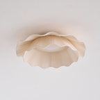 Mylirira Plafonnier en Laiton Tissu Vague Élégance Premium - Neutralighting