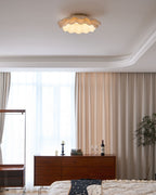 Mylirira Plafonnier en Laiton Tissu Vague Élégance Premium - Neutralighting