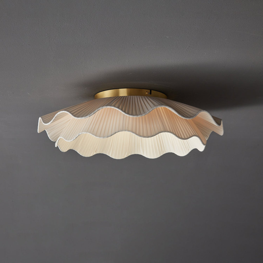 Tirah Plafonnier en tissu ondulé - Neutralighting