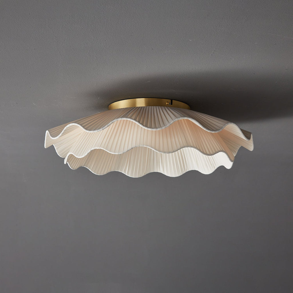 Tirah Plafonnier en tissu ondulé - Neutralighting
