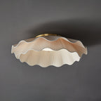 Tirah Plafonnier en tissu ondulé - Neutralighting