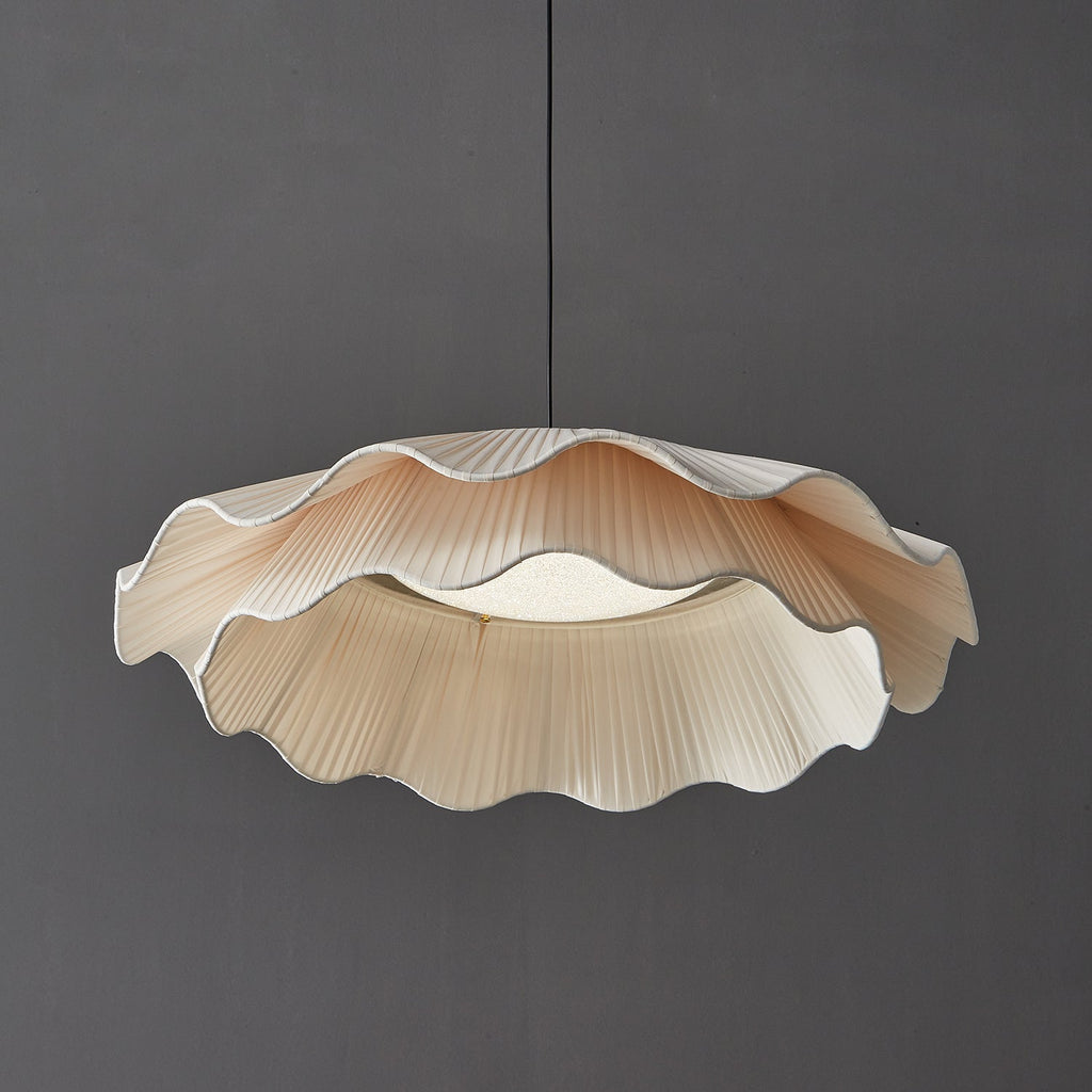 Ellorel Lampe Suspendue en Tissu Wave Brass - Neutralighting