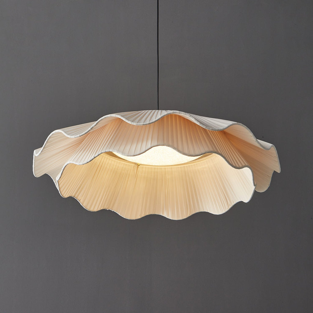 Ellorel Lampe Suspendue en Tissu Wave Brass - Neutralighting