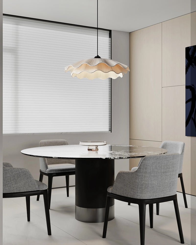 Ellorel Lampe Suspendue en Tissu Wave Brass - Neutralighting
