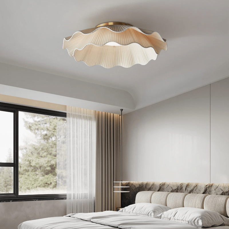 Tirah Plafonnier en tissu ondulé - Neutralighting