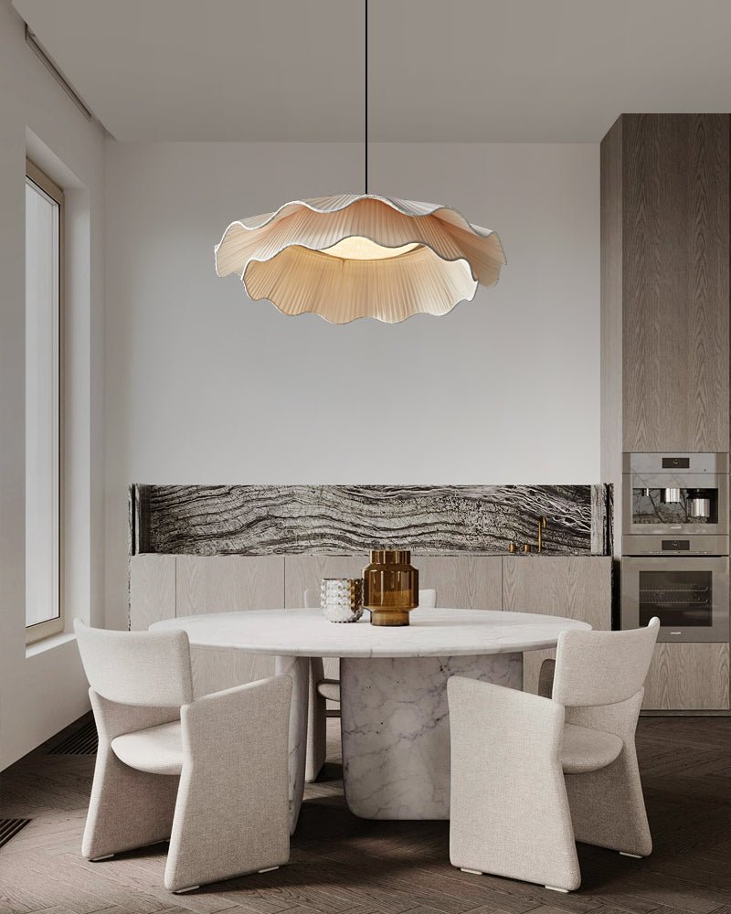 Ellorel Lampe Suspendue en Tissu Wave Brass - Neutralighting