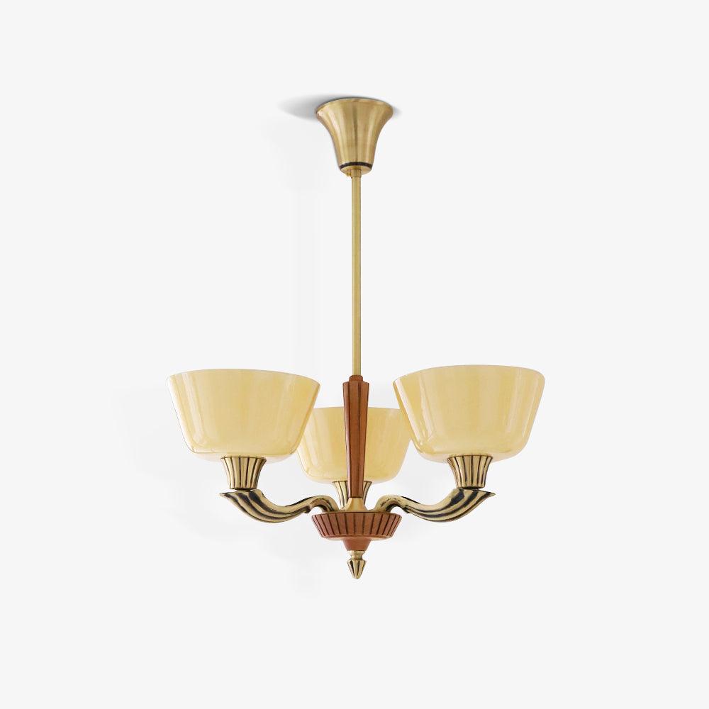 Lustra Chandelier Vintage à Abat-jour Évasé - Neutralighting