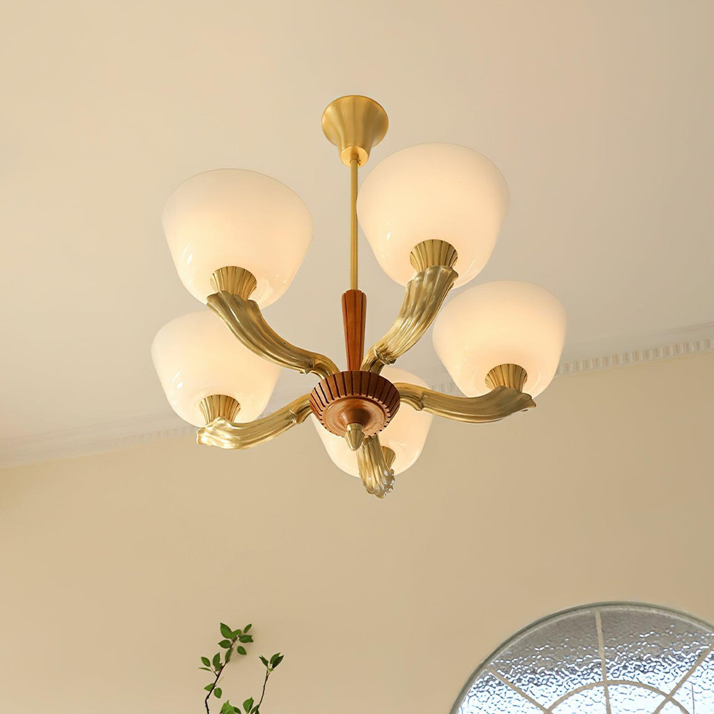 Lustra Chandelier Vintage à Abat-jour Évasé - Neutralighting