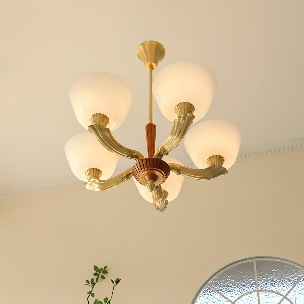 Lustra Chandelier Vintage à Abat-jour Évasé - Neutralighting