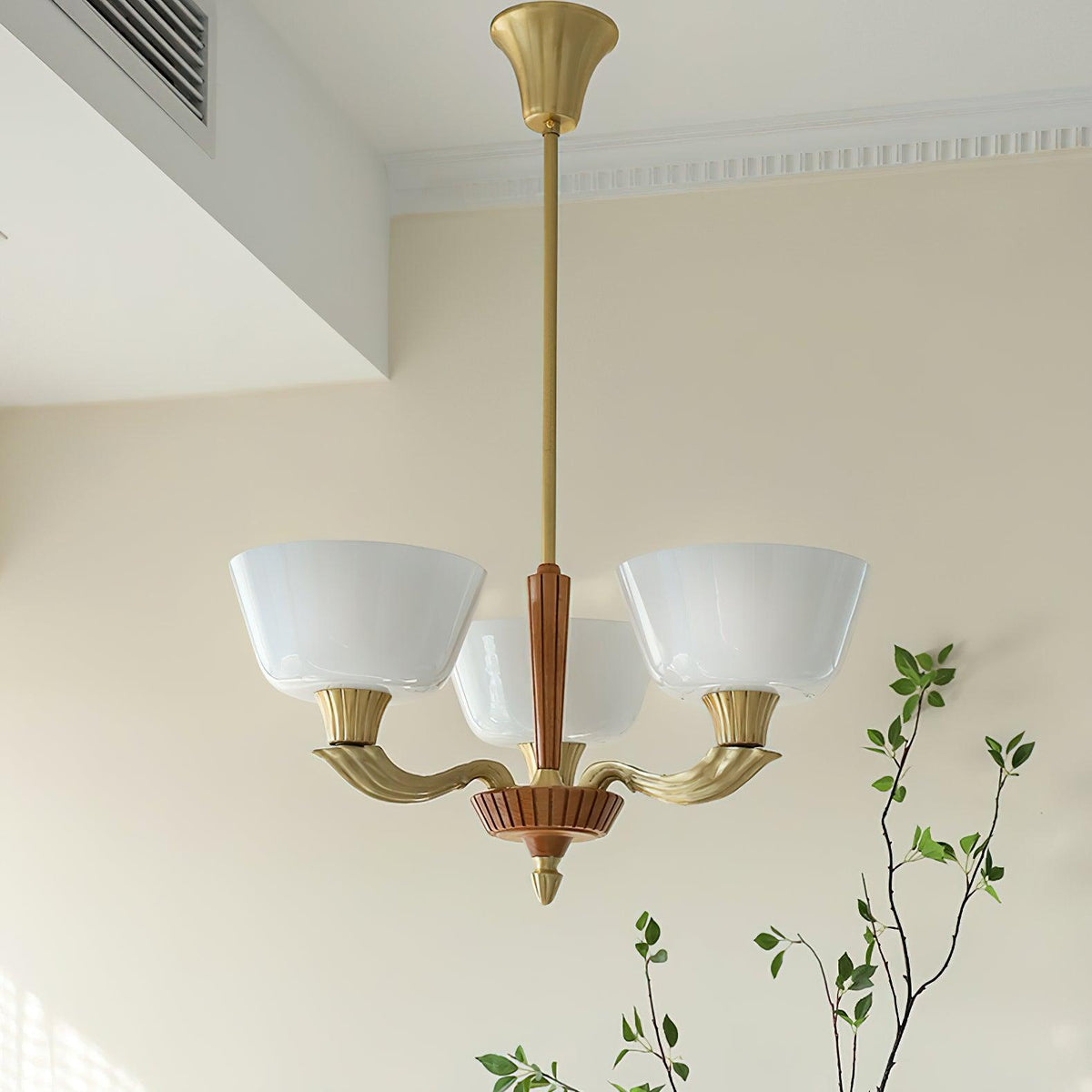 Lustra Chandelier Vintage à Abat-jour Évasé - Neutralighting