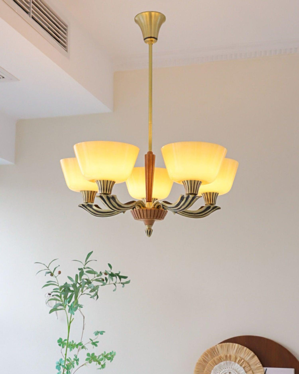Lustra Chandelier Vintage à Abat-jour Évasé - Neutralighting
