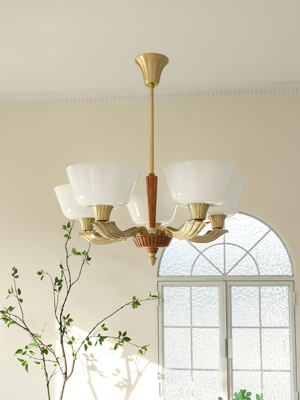 Lustra Chandelier Vintage à Abat-jour Évasé - Neutralighting