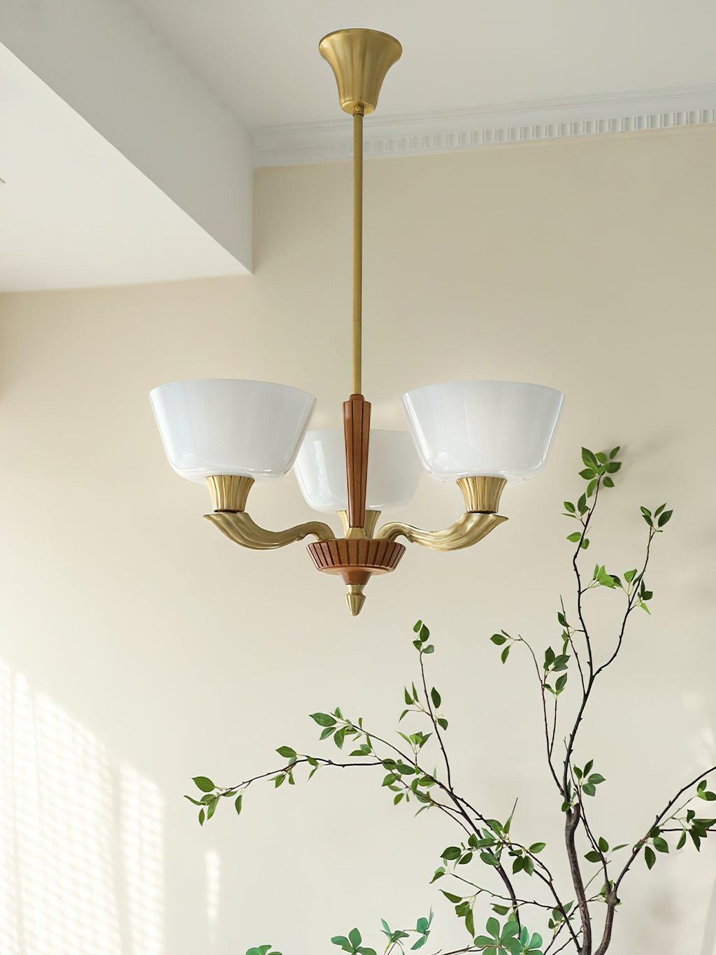 Lustra Chandelier Vintage à Abat-jour Évasé - Neutralighting