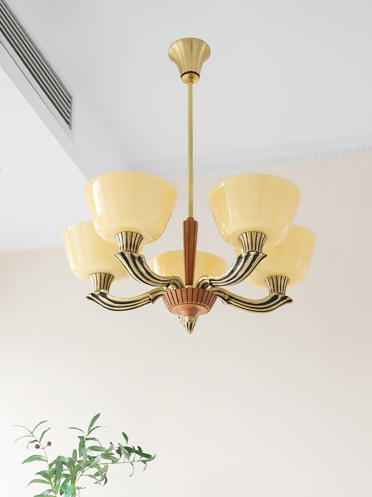 Lustra Chandelier Vintage à Abat-jour Évasé - Neutralighting