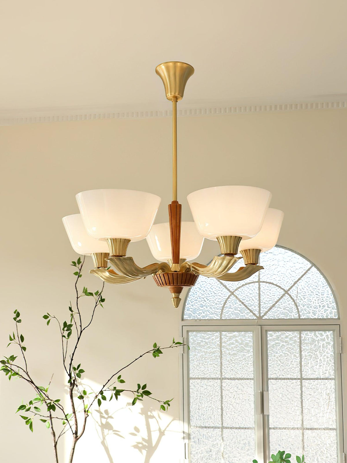 Lustra Chandelier Vintage à Abat-jour Évasé - Neutralighting