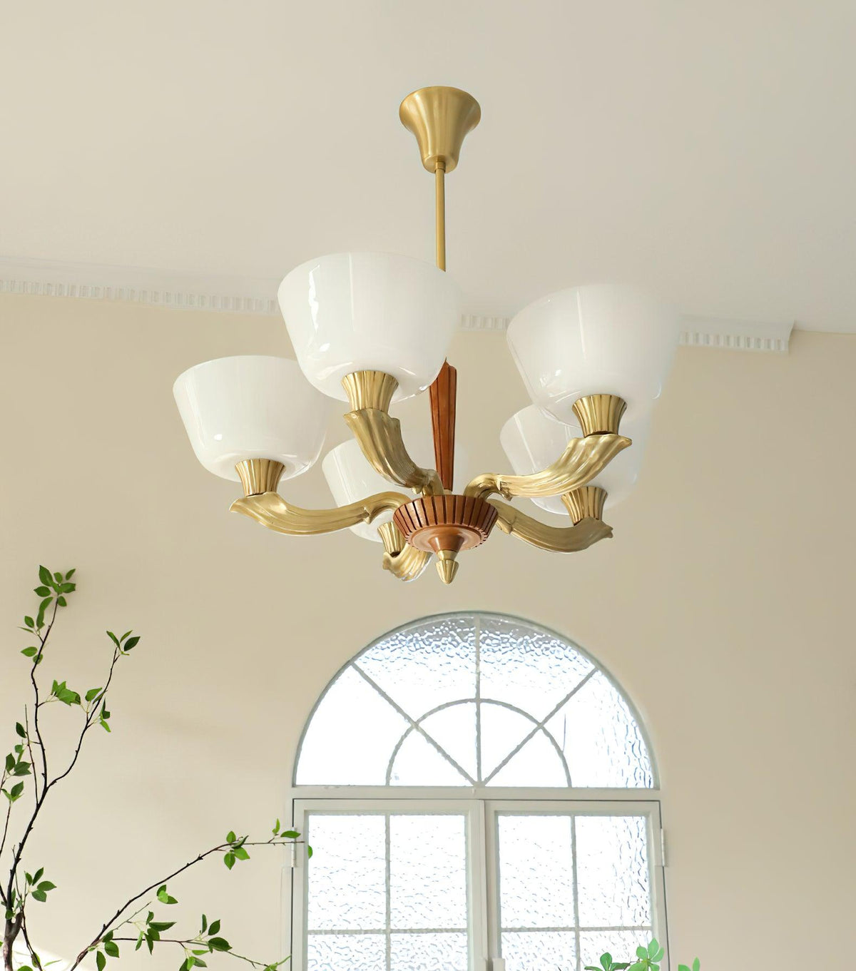 Lustra Chandelier Vintage à Abat-jour Évasé - Neutralighting