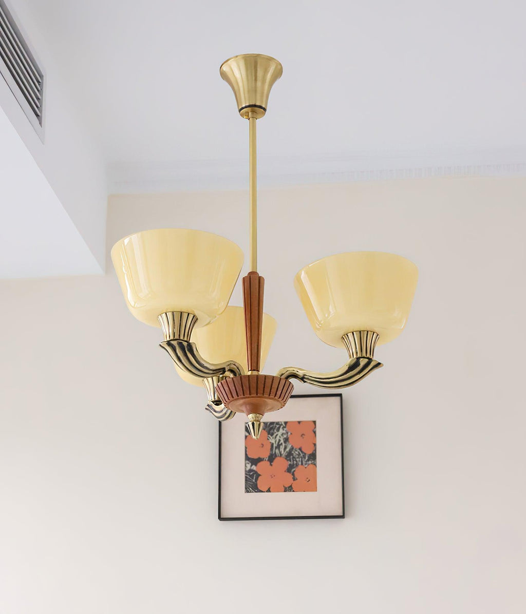 Lustra Chandelier Vintage à Abat-jour Évasé - Neutralighting
