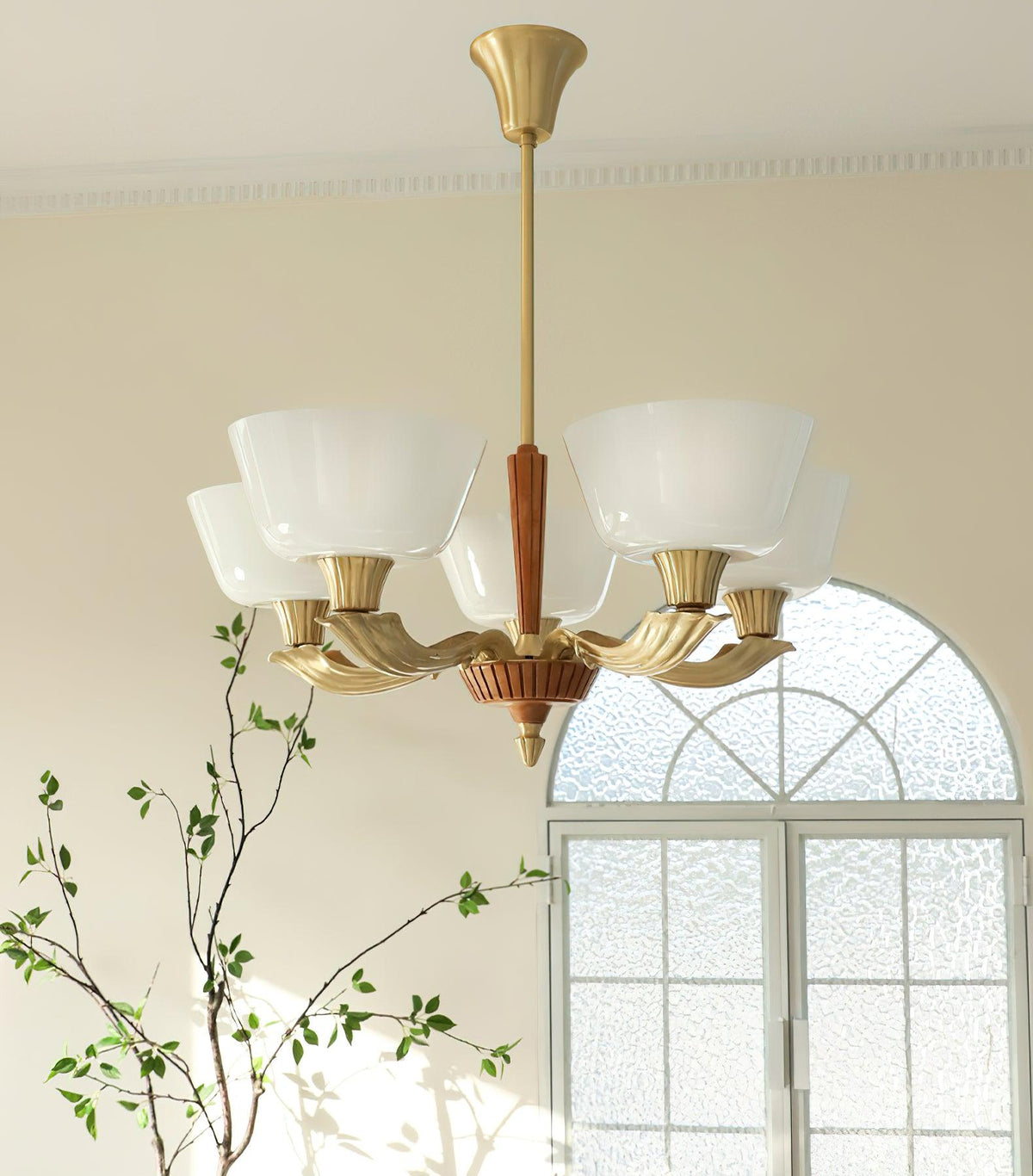 Lustra Chandelier Vintage à Abat-jour Évasé - Neutralighting