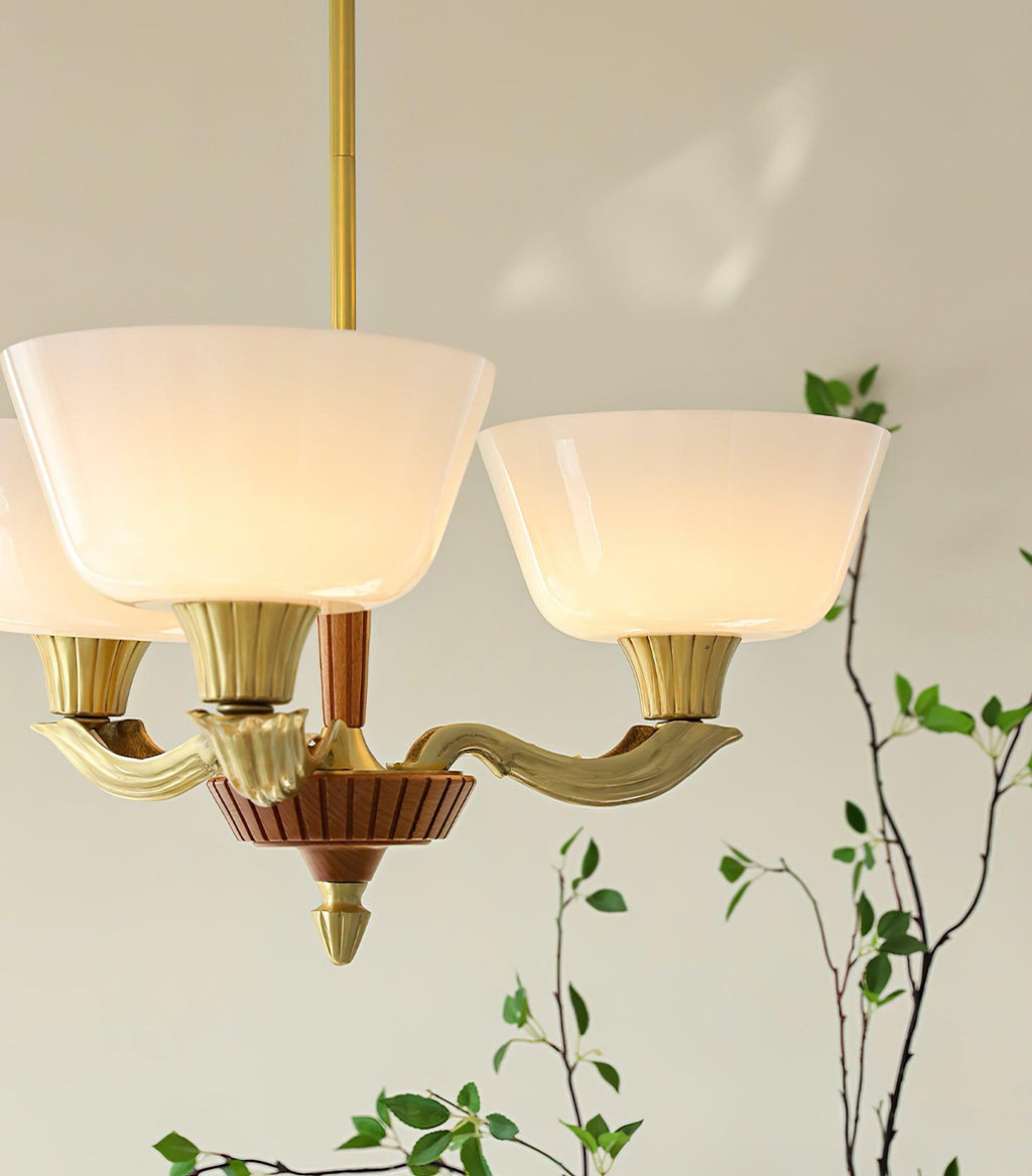 Lustra Chandelier Vintage à Abat-jour Évasé - Neutralighting