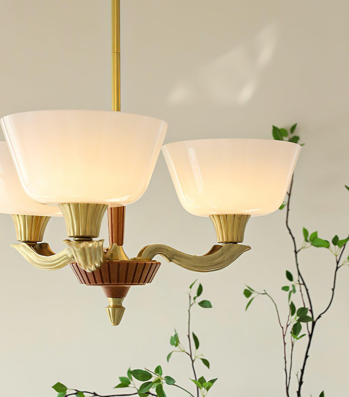Lustra Chandelier Vintage à Abat-jour Évasé - Neutralighting