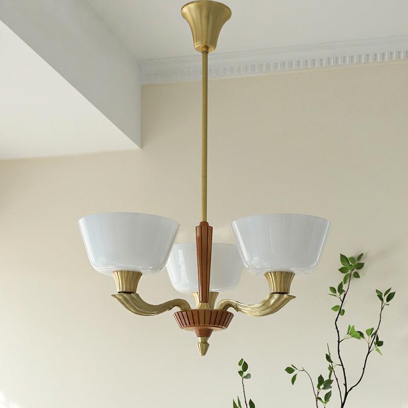 Lustra Chandelier Vintage à Abat-jour Évasé - Neutralighting