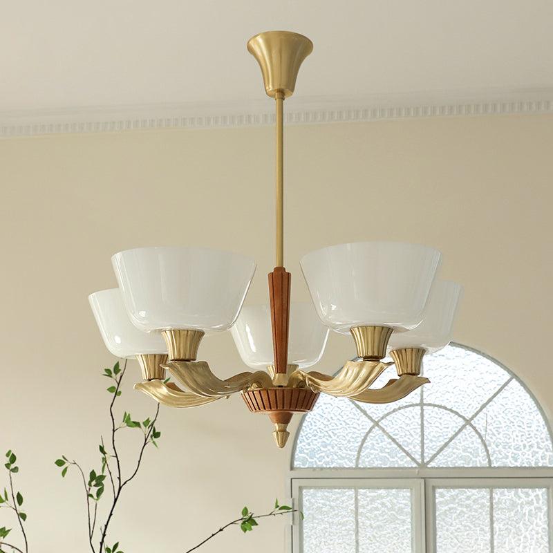 Lustra Chandelier Vintage à Abat-jour Évasé - Neutralighting