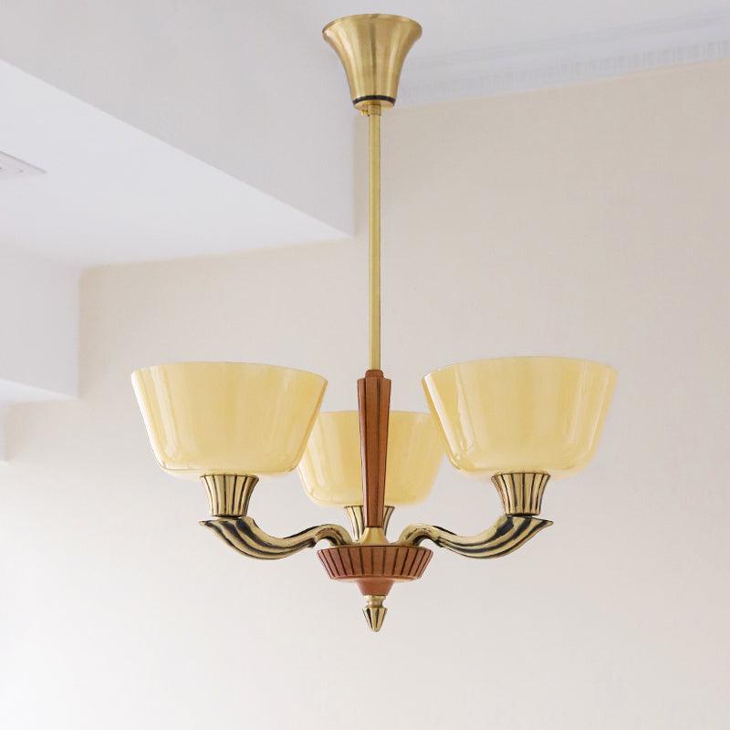 Lustra Chandelier Vintage à Abat-jour Évasé - Neutralighting