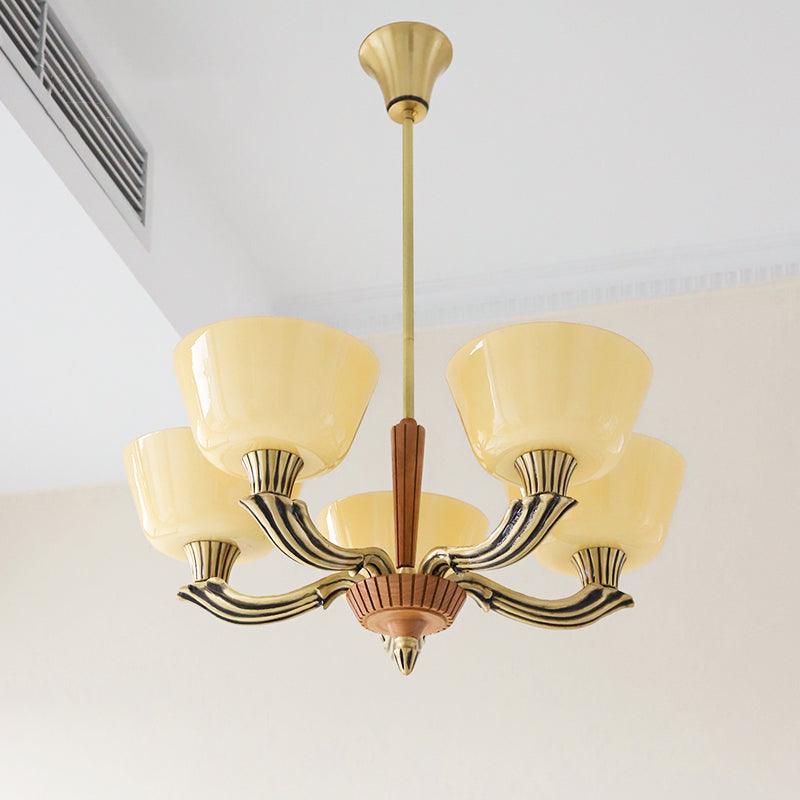 Lustra Chandelier Vintage à Abat-jour Évasé - Neutralighting