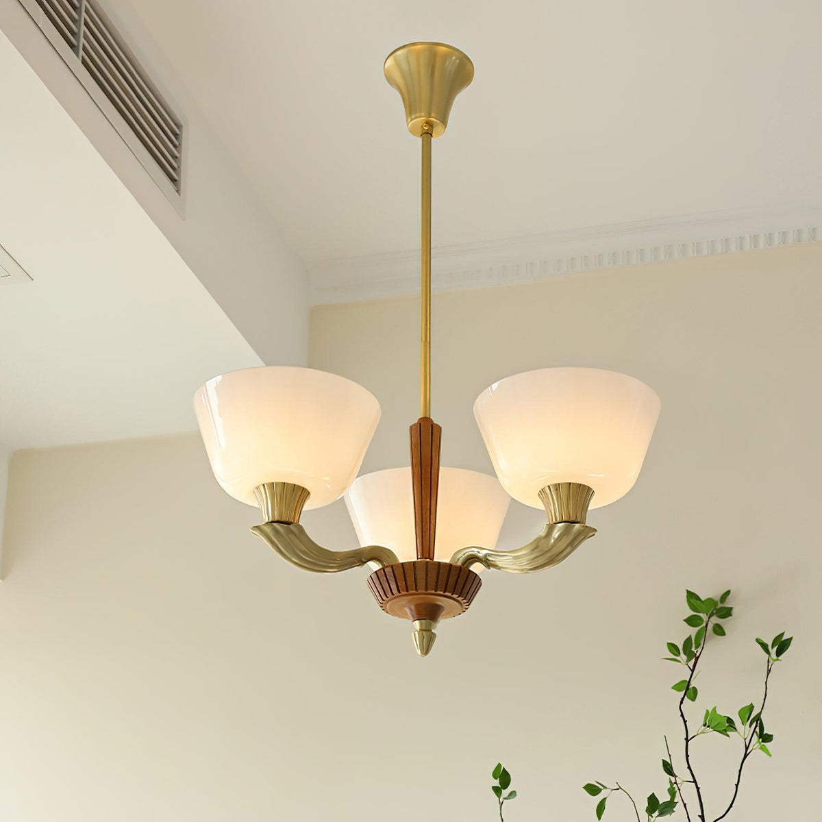 Lustra Chandelier Vintage à Abat-jour Évasé - Neutralighting