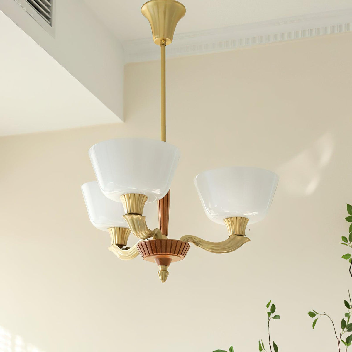 Lustra Chandelier Vintage à Abat-jour Évasé - Neutralighting