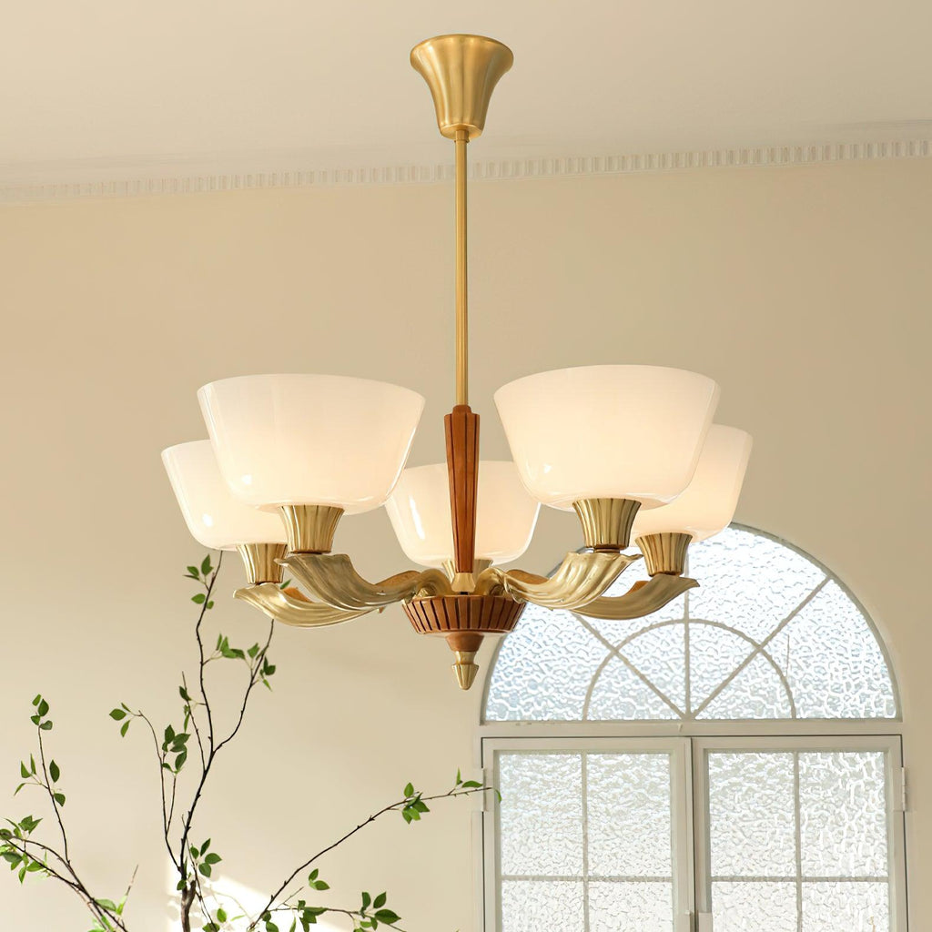 Lustra Chandelier Vintage à Abat-jour Évasé - Neutralighting