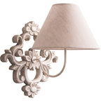 Alvuvys Moderne Prime Élégance Tissu Métal Applique Murale - Neutralighting