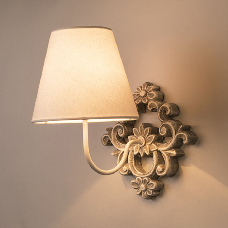 Alvuvys Moderne Prime Élégance Tissu Métal Applique Murale - Neutralighting