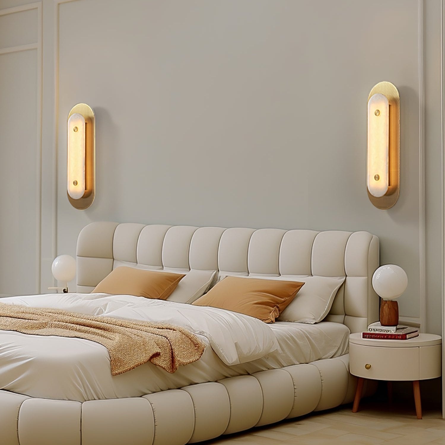 Celaeeth Applique Murale Ovale en Albâtre - Neutralighting