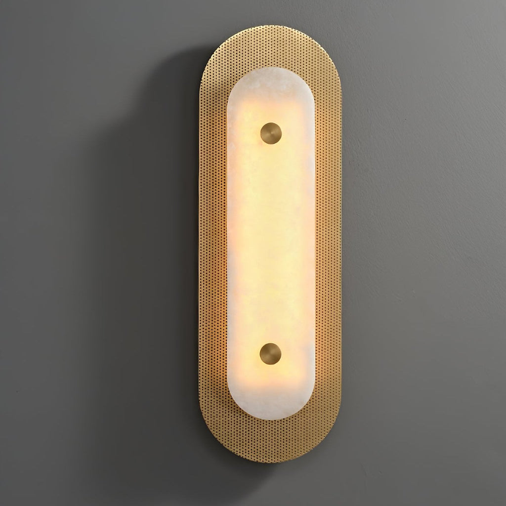 Celaeeth Applique Murale Ovale en Albâtre - Neutralighting