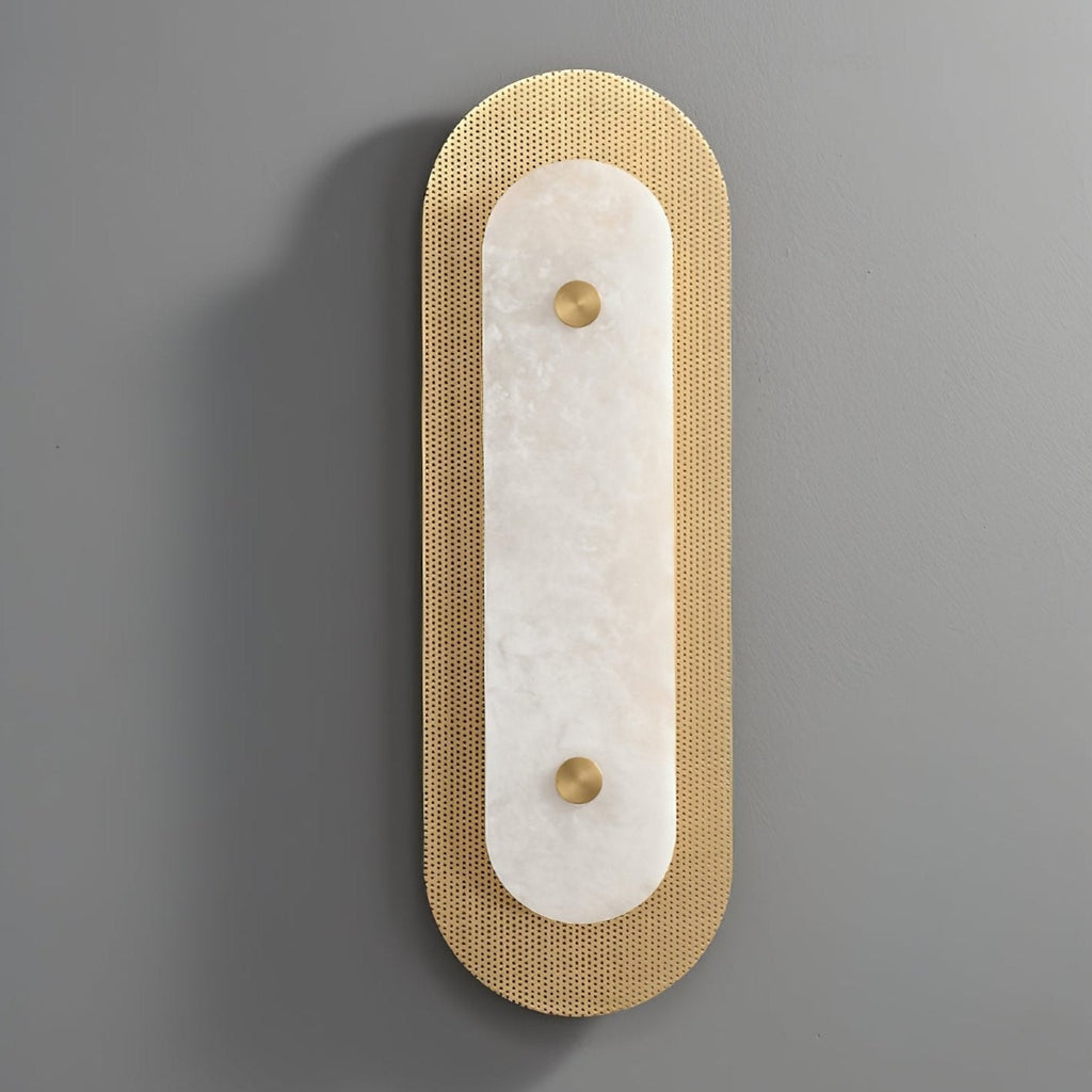 Celaeeth Applique Murale Ovale en Albâtre - Neutralighting