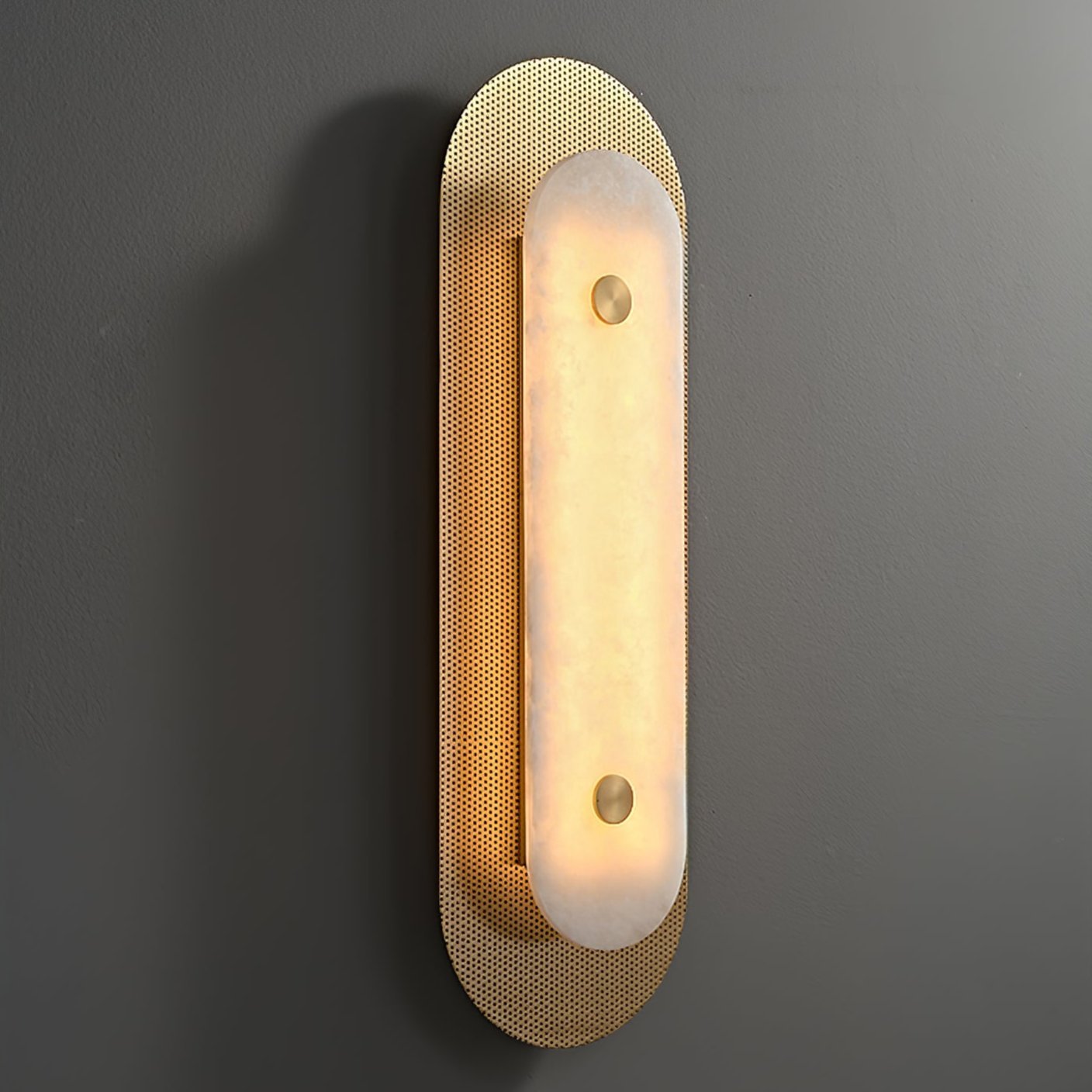 Celaeeth Applique Murale Ovale en Albâtre - Neutralighting