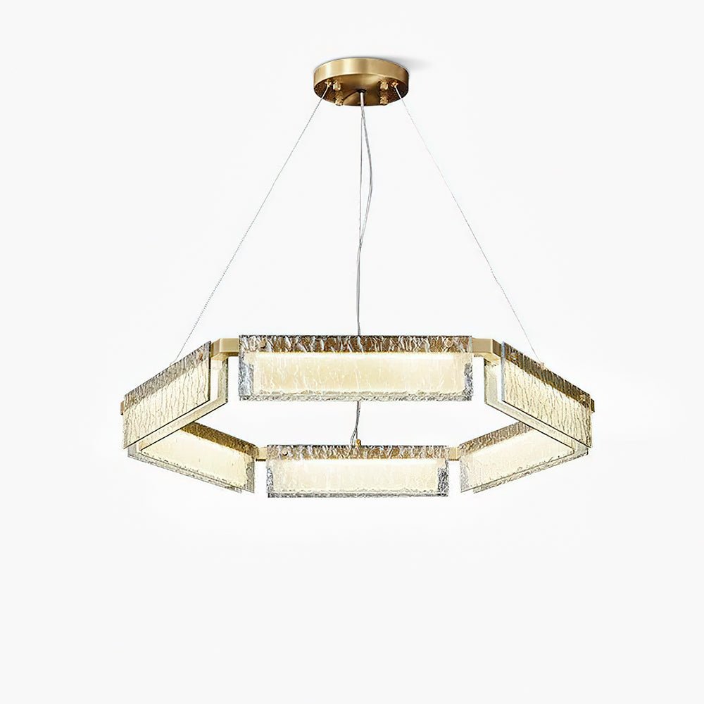 Hexa Lustre en Verre De Luxe - Neutralighting