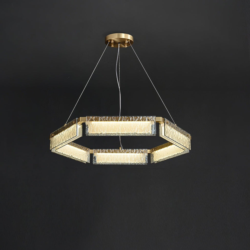 Hexa Lustre en Verre De Luxe - Neutralighting