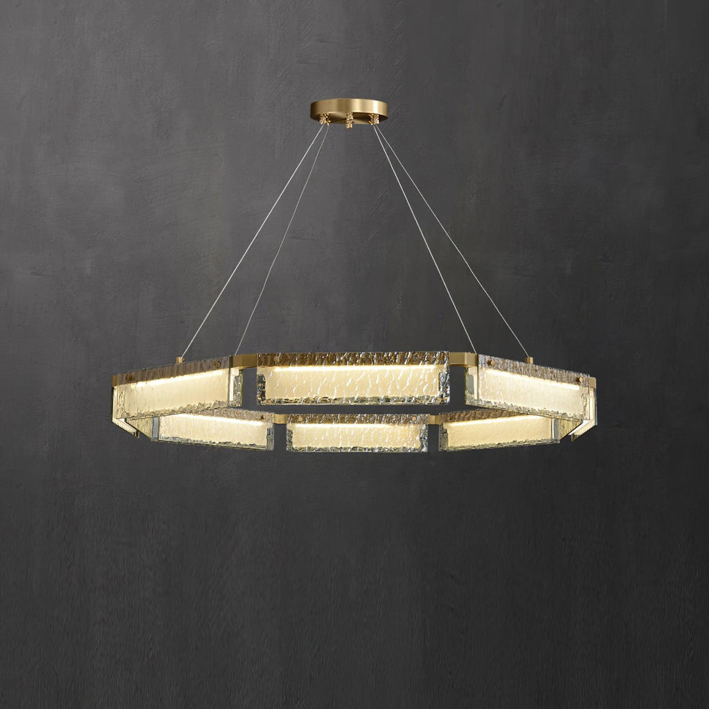 Hexa Lustre en Verre De Luxe - Neutralighting