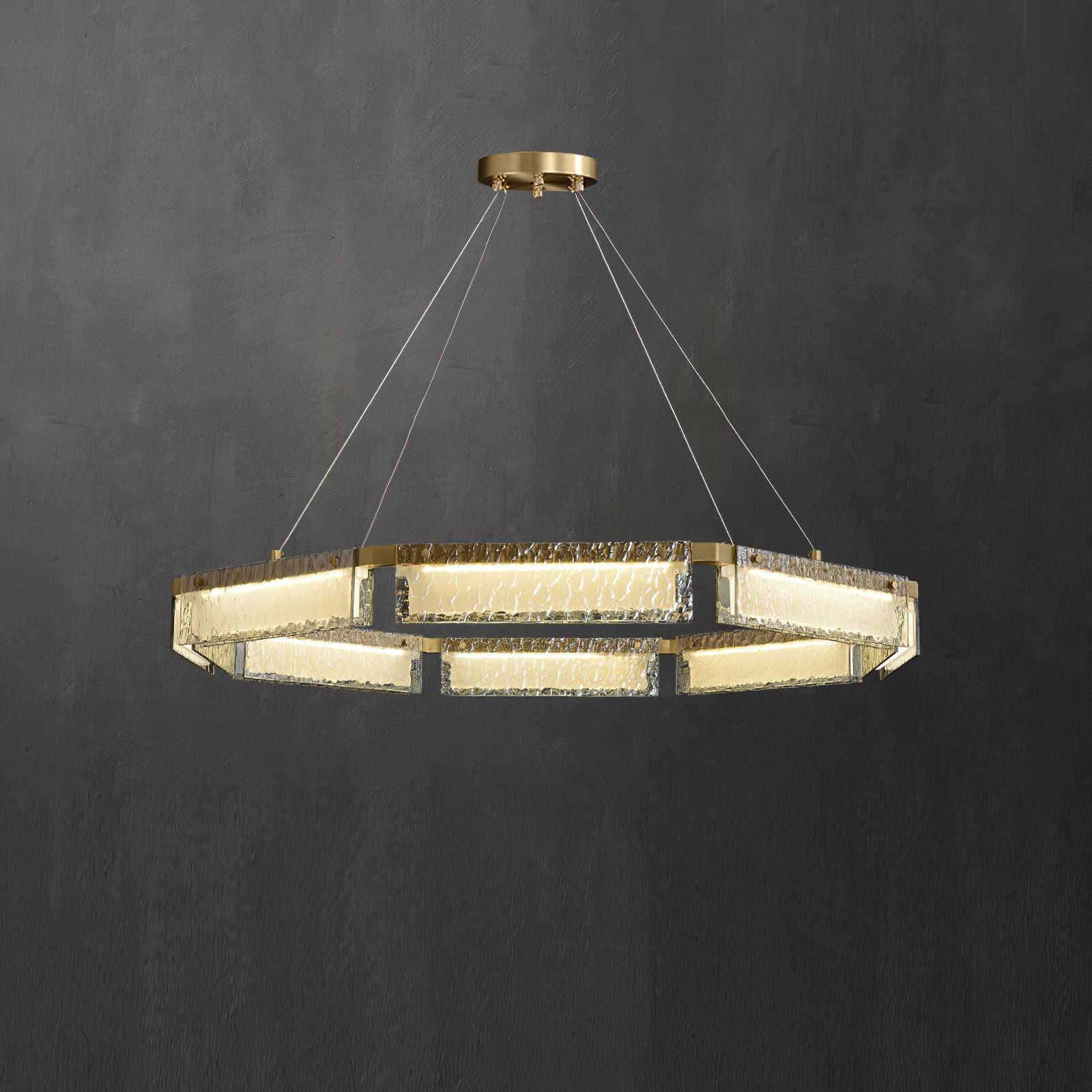 Hexa Lustre en Verre De Luxe - Neutralighting